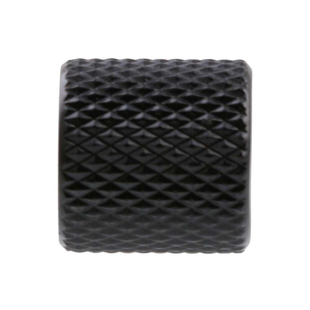 10pcs Metal Guitar Control Knobs Flat Top Volume Tone Knob 6mm Shaft Black