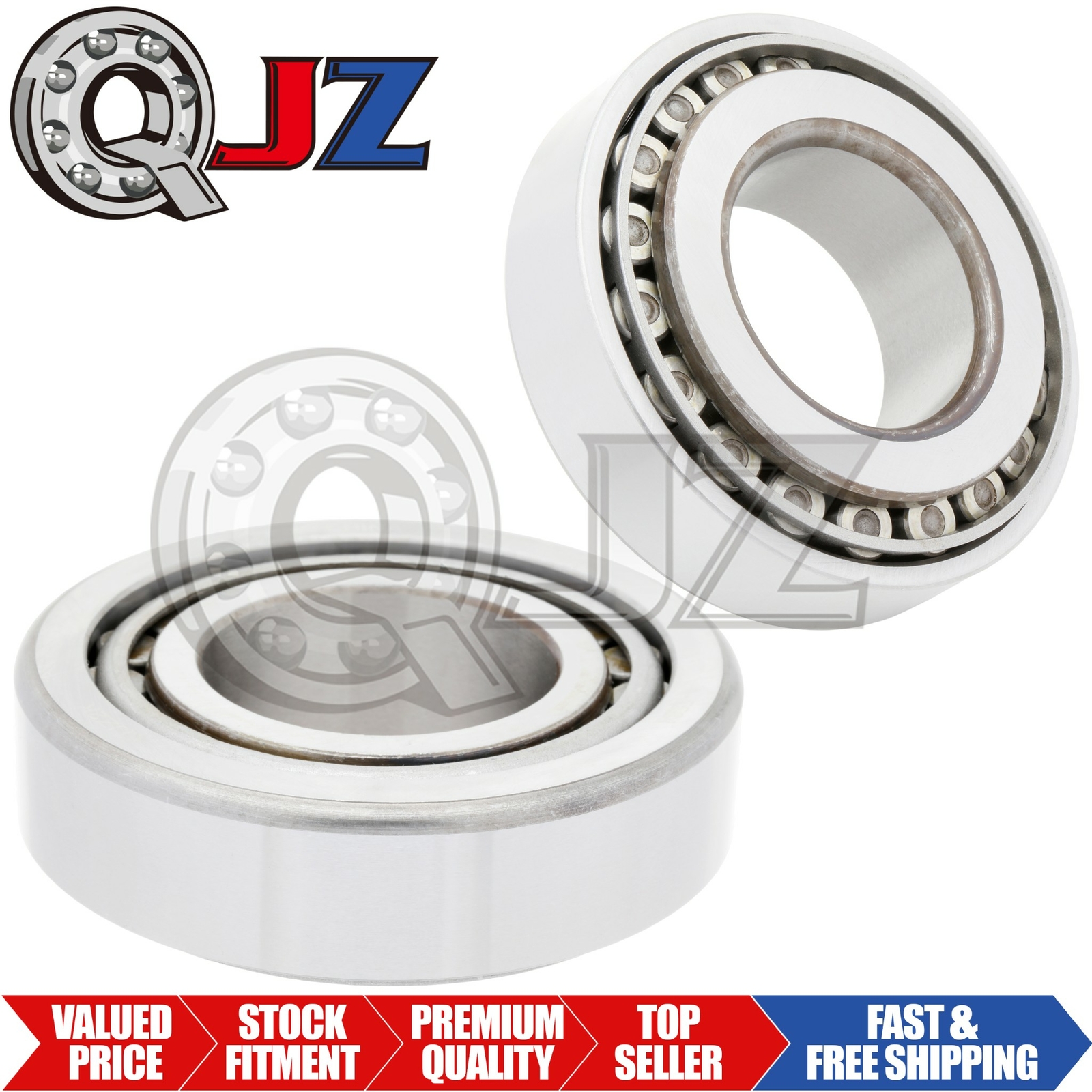 [2-Pack] 25577-25523 Tapered Roller Bearing Set 1.688" x 3.265" x 1.0" (IDxODxW)