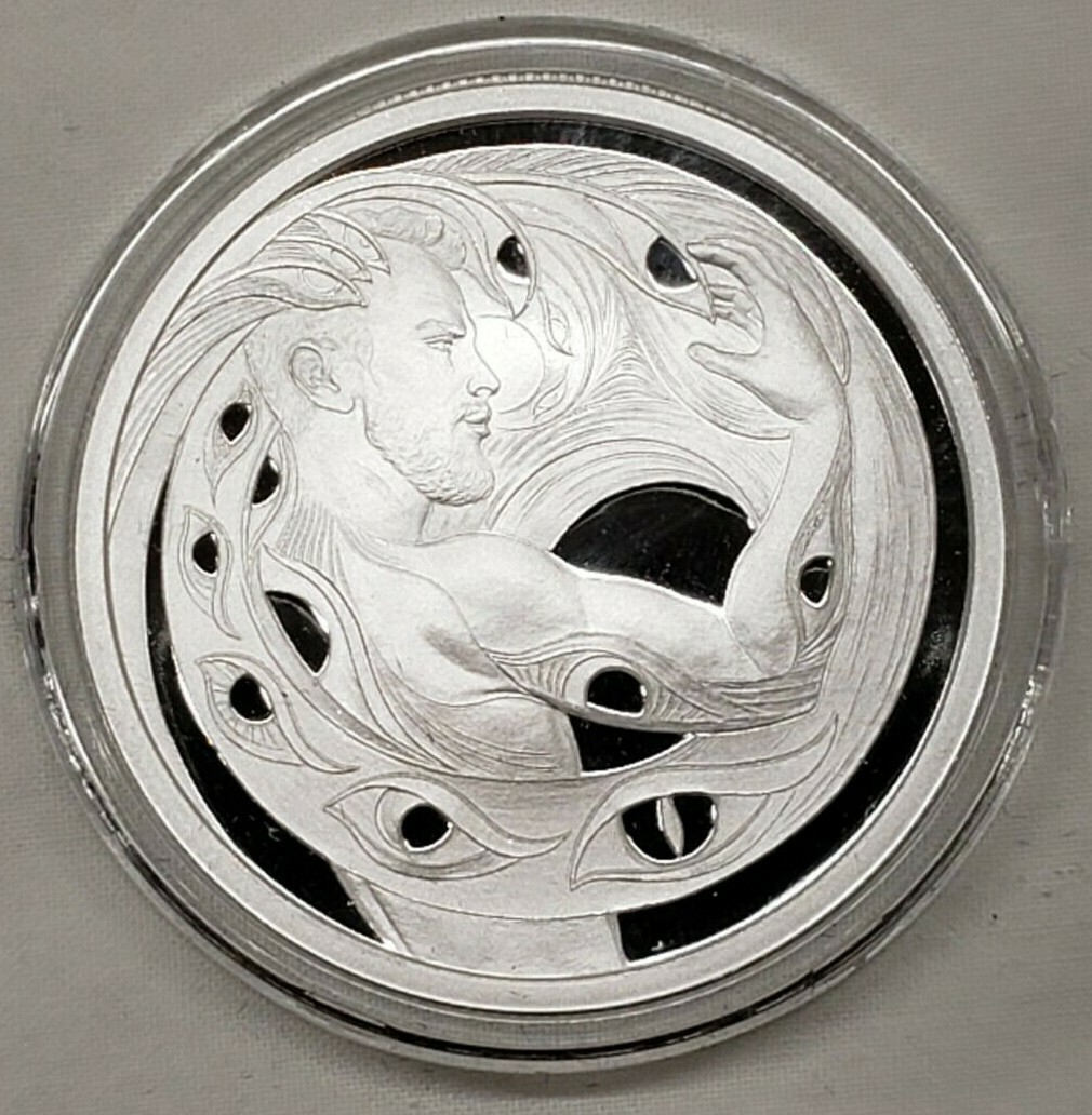 1oz Silver Shield 2021 Quantum Manifest Proof Silver Coin #44 Conscientia Series