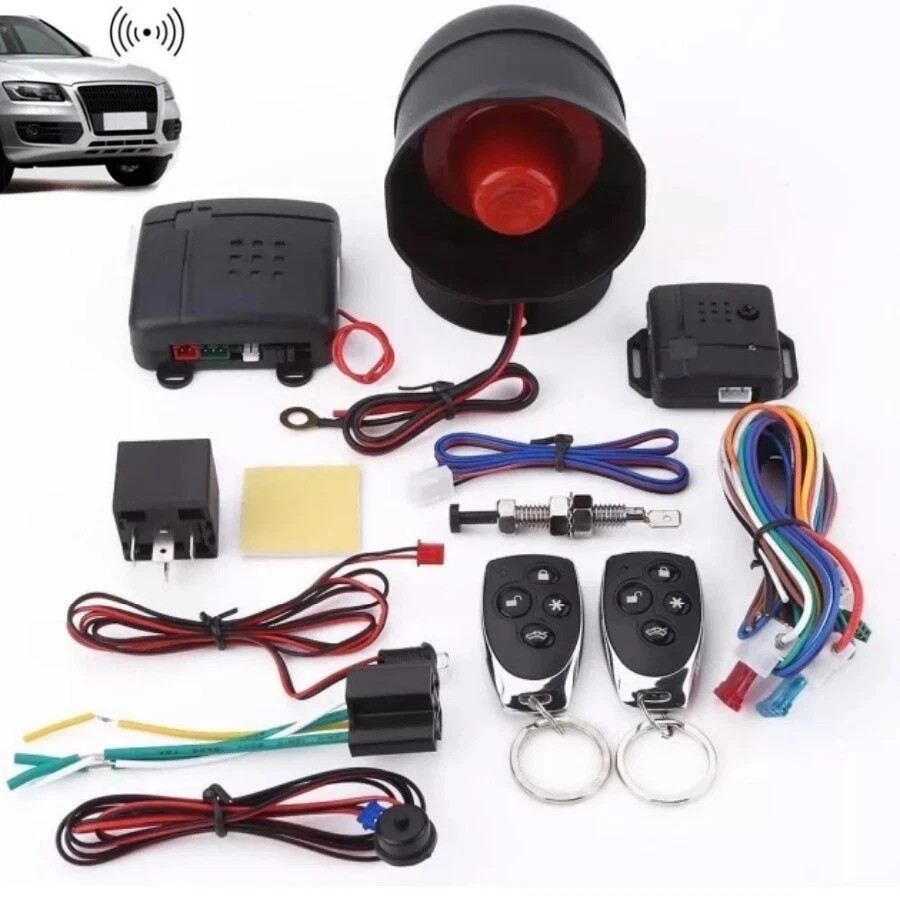 Car Alarm Security System Universal Car Keyless Entry System with 2Key Fobs