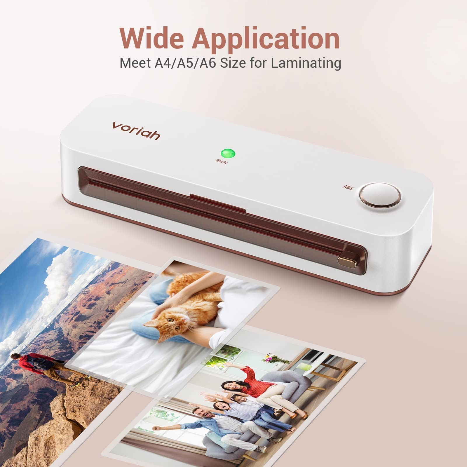 Voriah Paper Laminating Machine with ABS Protection