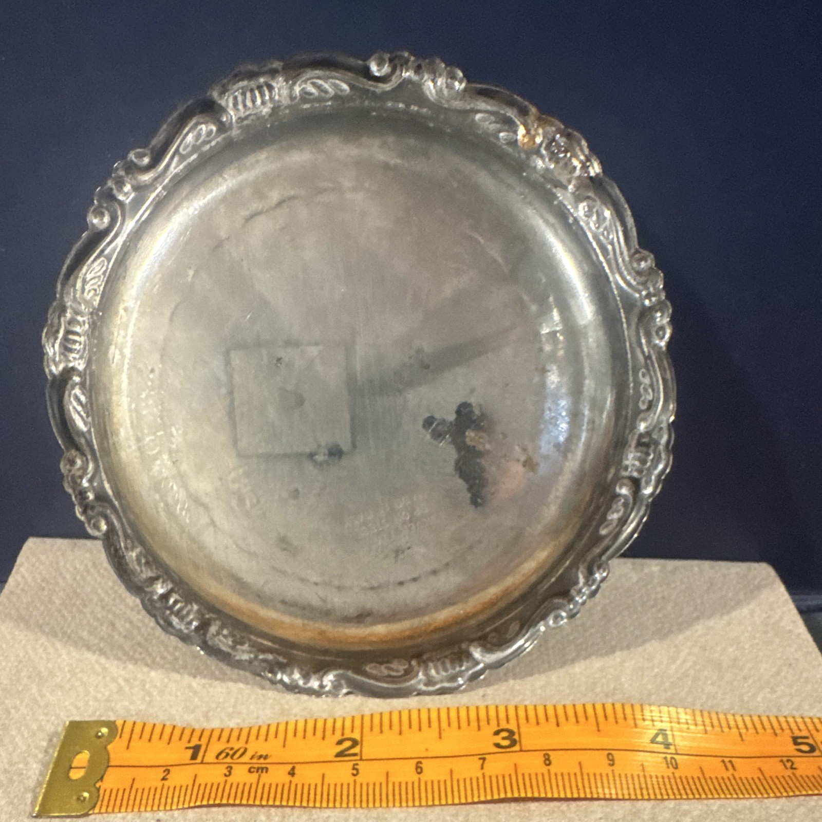 Silver Plated Saucer Trinket Dish