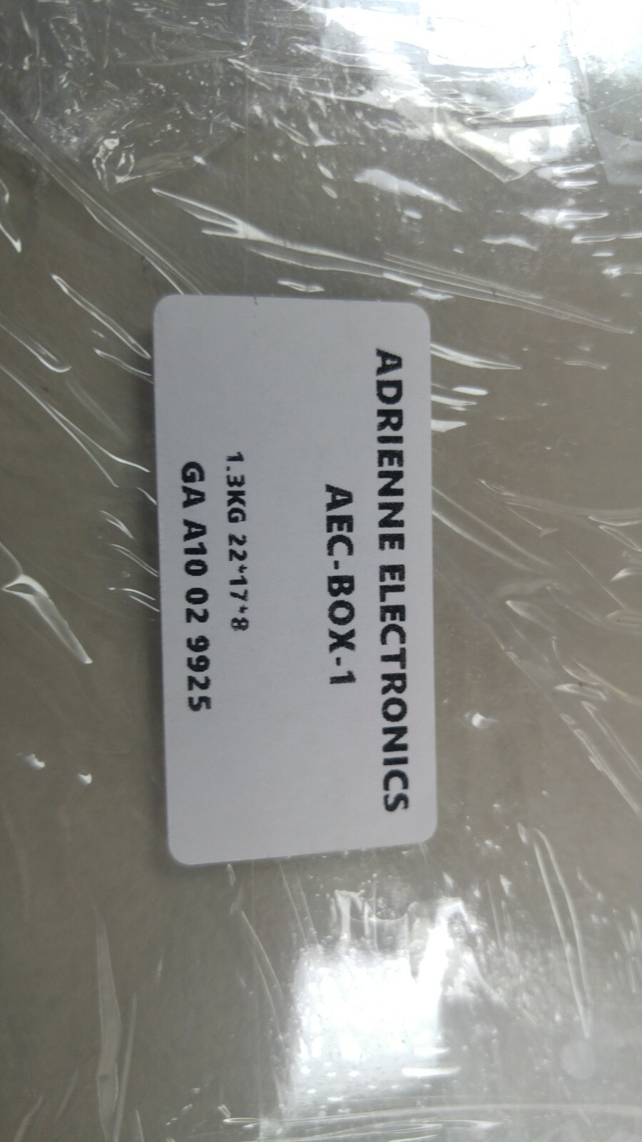 ADRIENNE ELECTRONICS AEC-BOX-1 PLAY SPEED LTC READER WITH RS232/RS422 OUTPUT