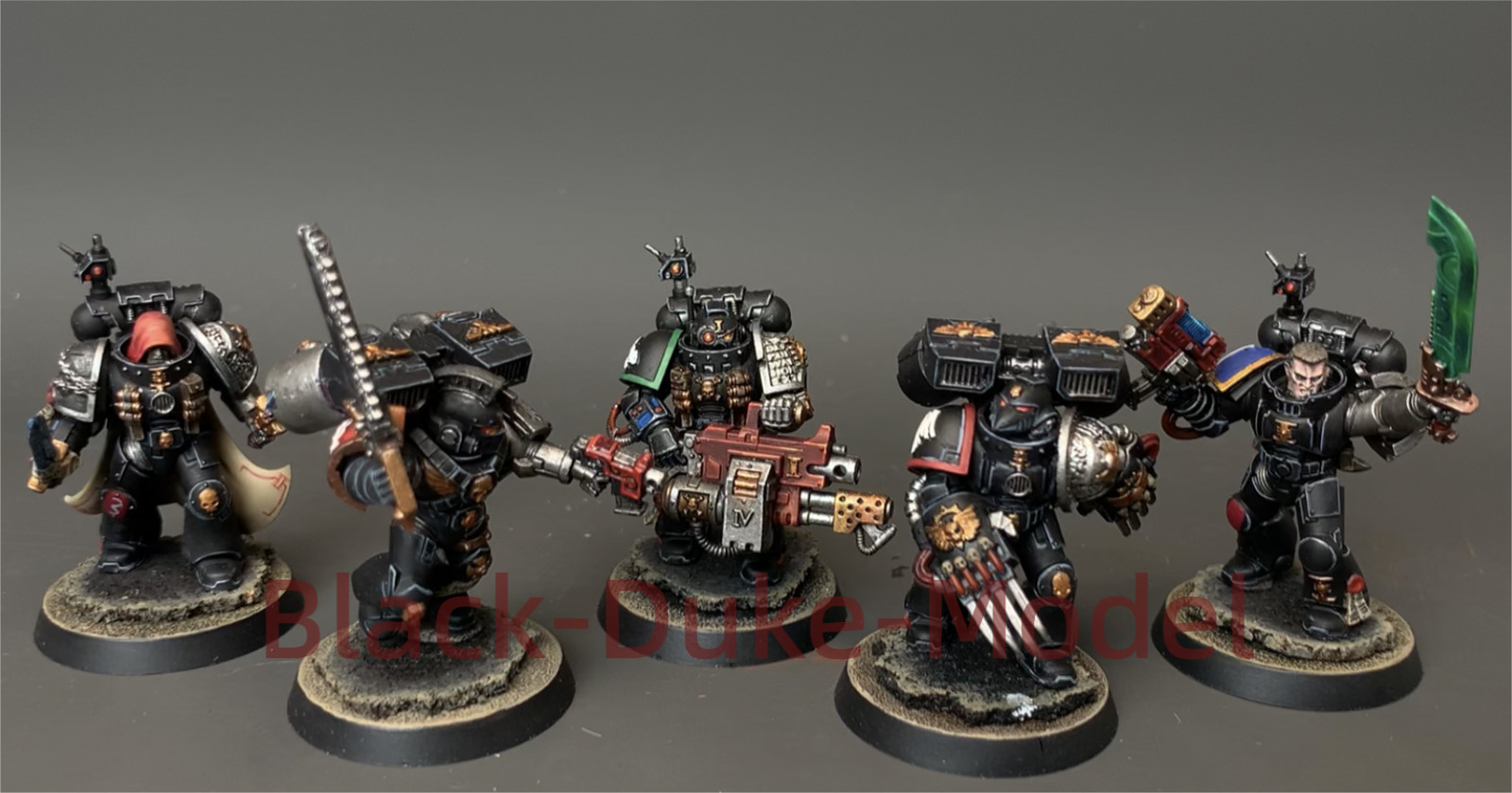 Warhammer 40K Veterans Space Marines Deathwatch Presale Painted Gallery Army GW