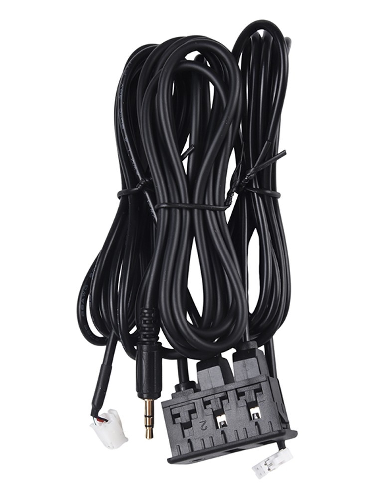 Convenient Car for DASH Mount USB AUX Port Panel Interface Extension Adapter