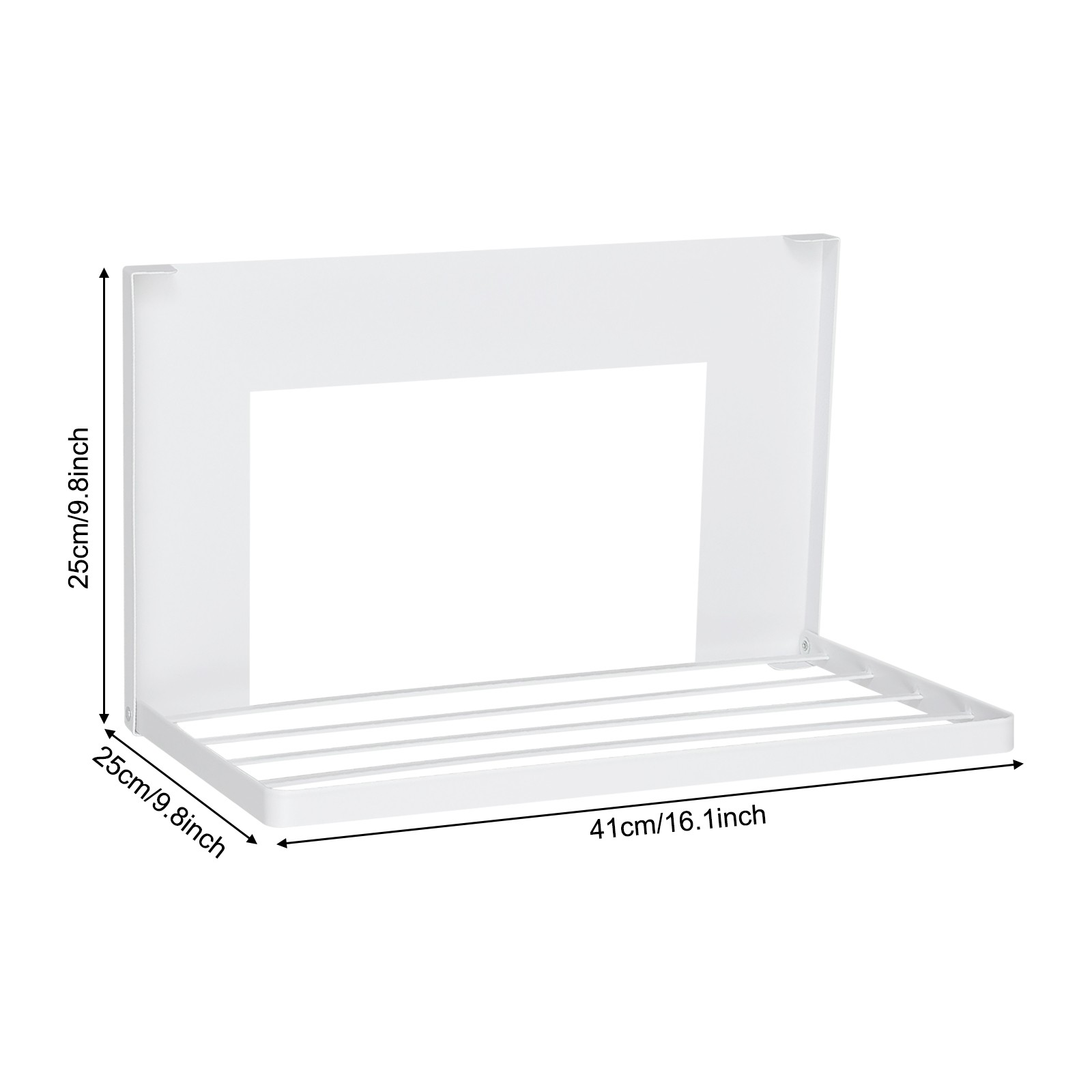 Magnet Rack Mount On Washing Machine, Durable Folding Rack For Laundry Bathroom