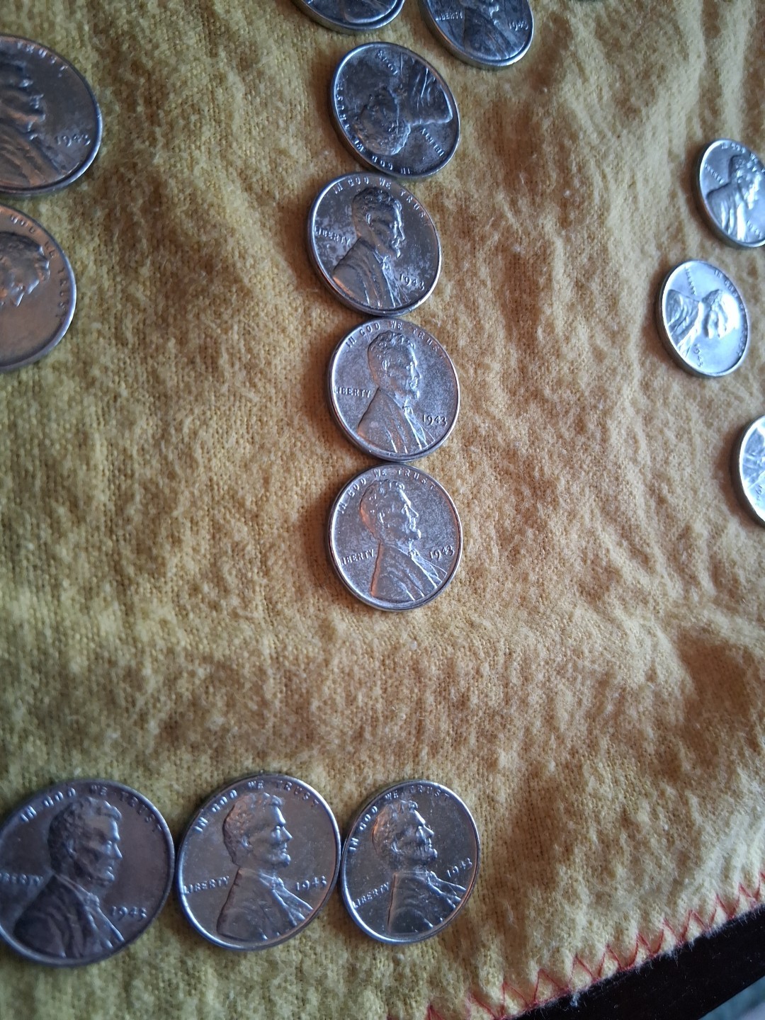 1943 Steel Wheat Penny No Mint Mark Uncirculated