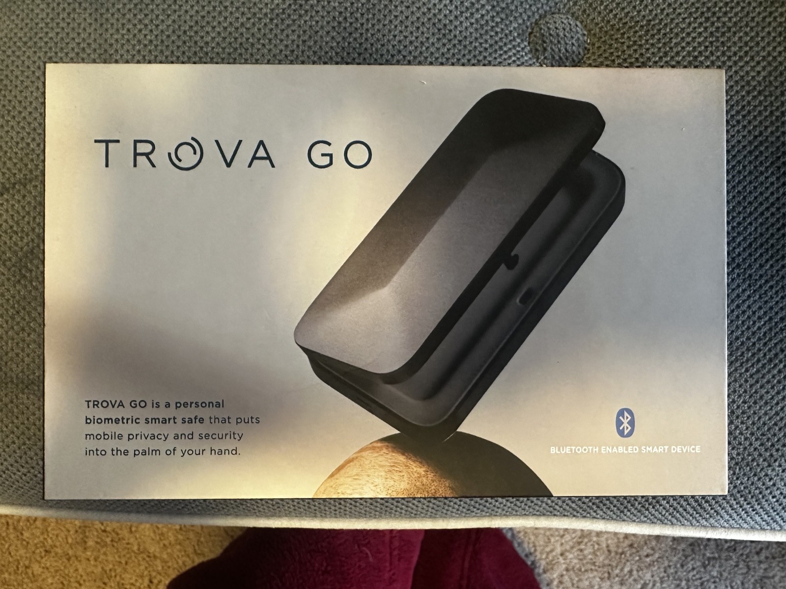 Trova GO Biometric Secure Vault Charcoal - Never Used