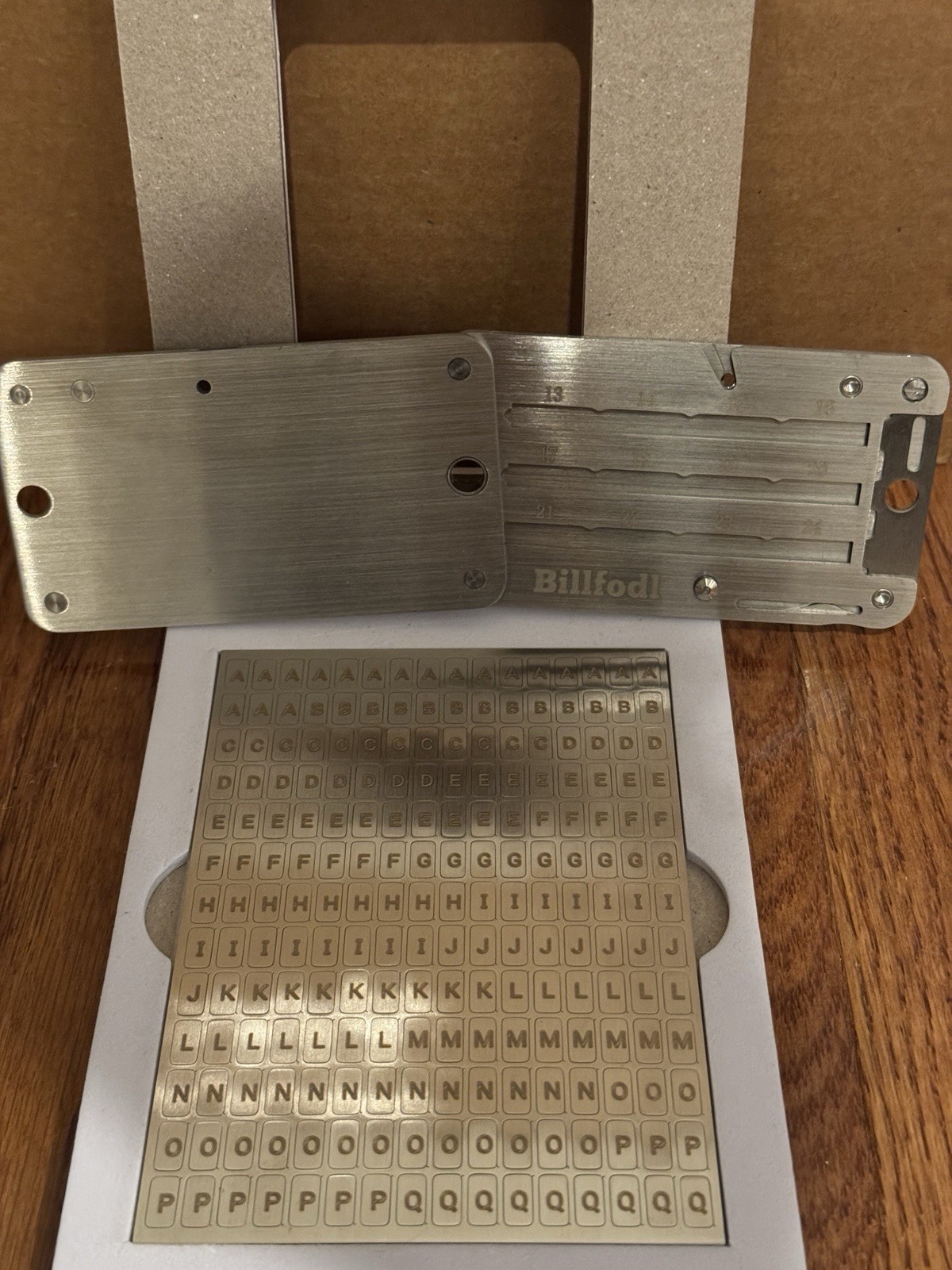 Billfodl Crypto Seed Phrase Storage
