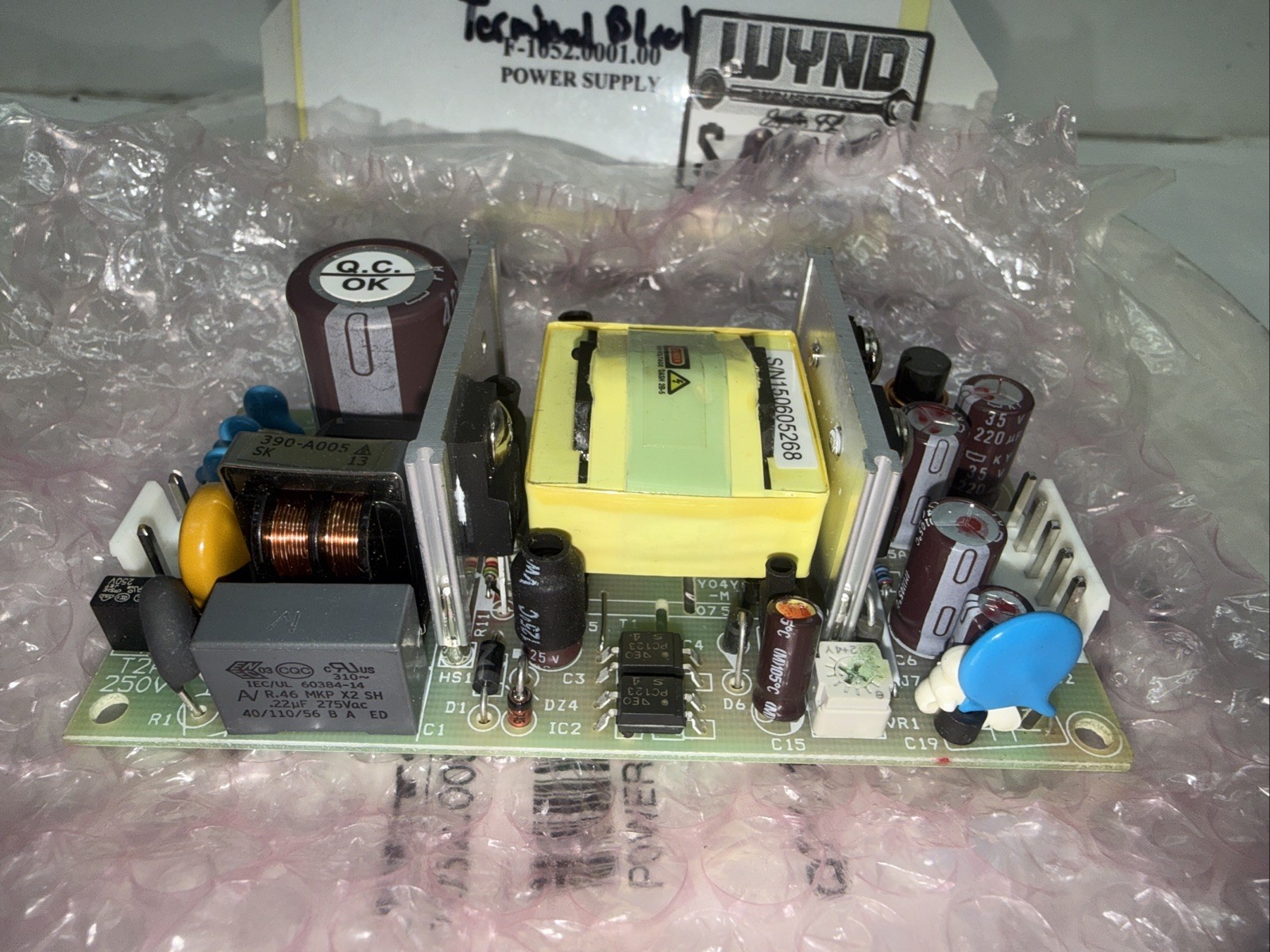 (NEW) Fetco Power Supply Board            Part # 1051.0001.00