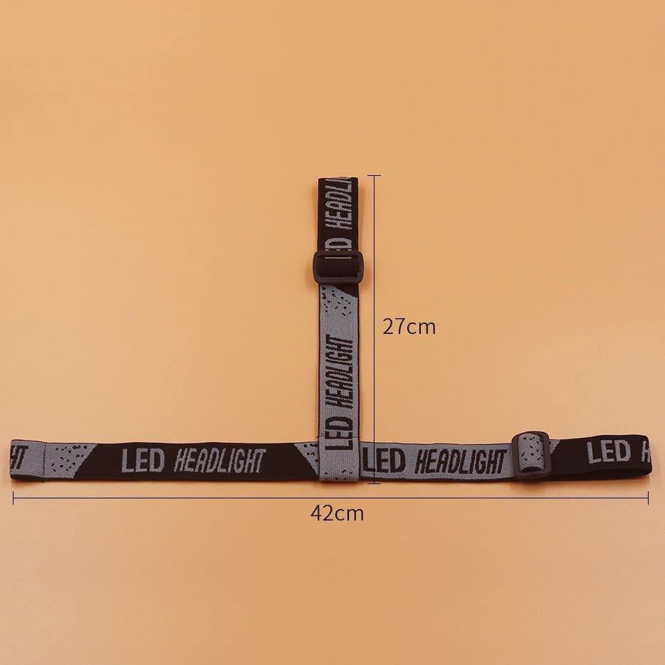 4 Pack Headlamp Strap Replacement Headband Head Lamp Elastic Head Band
