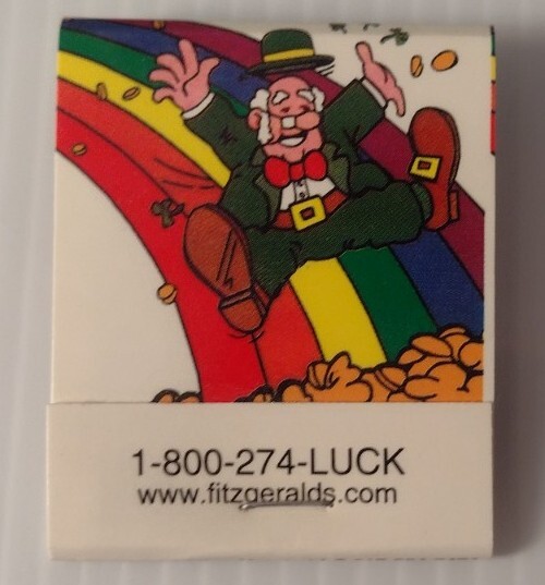 Fitzgerald's Casino Las Vegas Matchbook