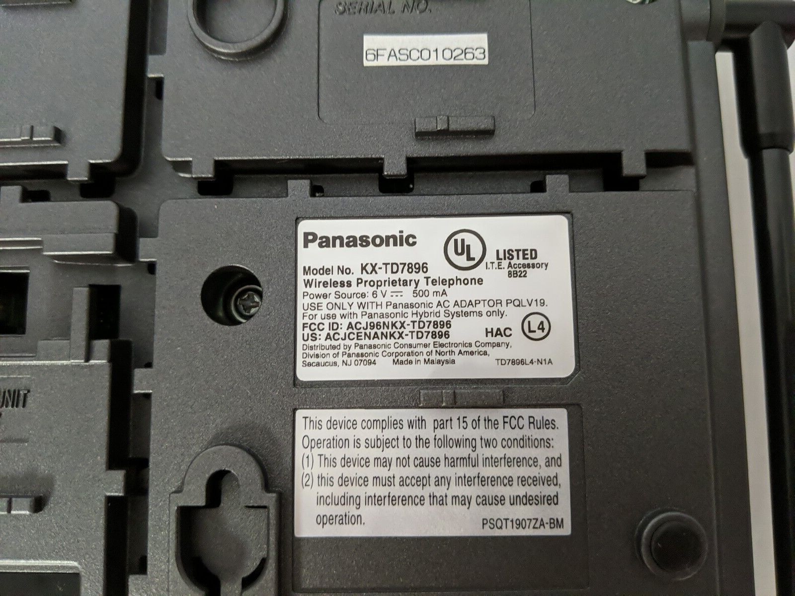 Panasonic KX-TD7896 - Untested