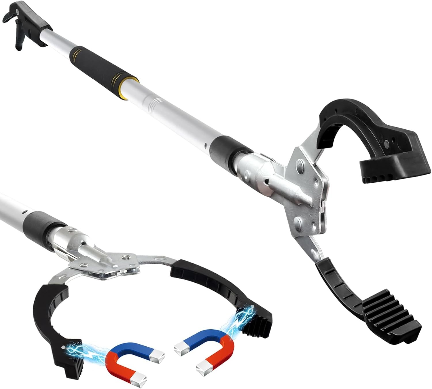 Grabber Reacher Tool Heavy Duty,53in Extra Long Trash Picker Upper Grabber for