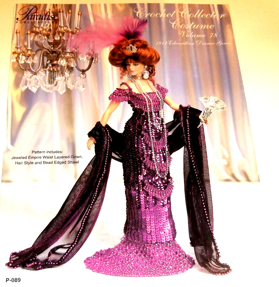 Paradise Publications Crochet Volume 78 - 1912 - Edwardian Dinner Gown