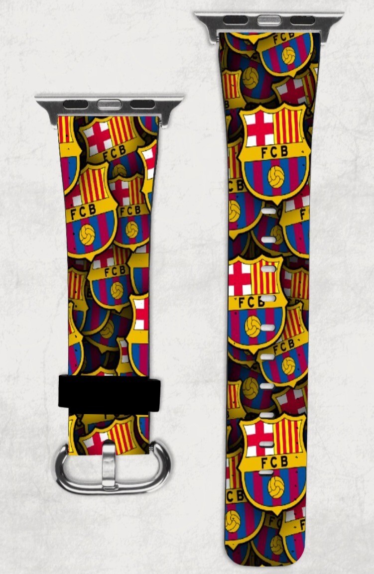 Barcelona UEFA Football Club Apple Watch Band NEW 38/40/41 & 42/44/45 FC Soccer