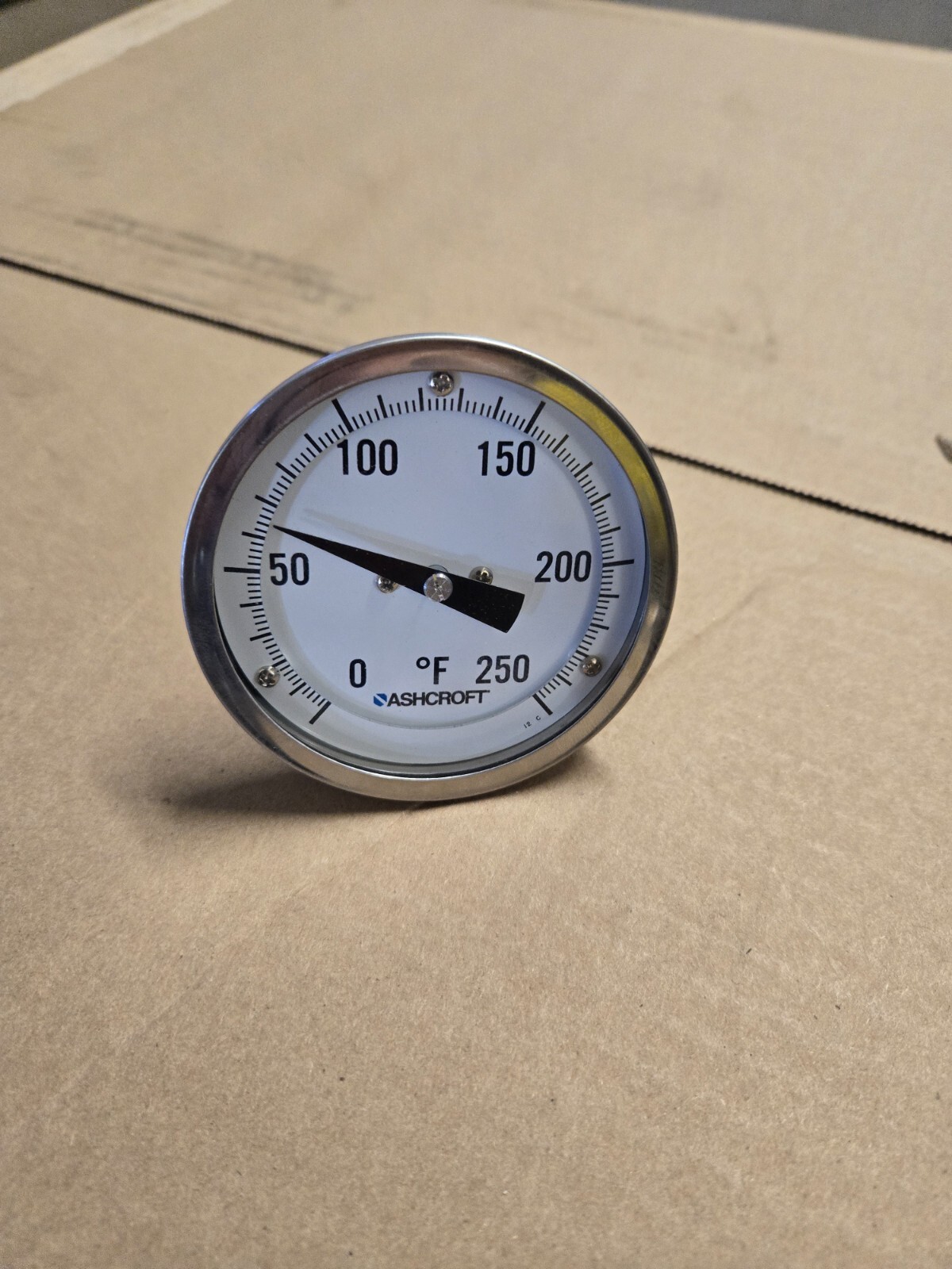 New ASHCROFT 3" BIMETAL THERMOMETER 30CI60R025 0/250F