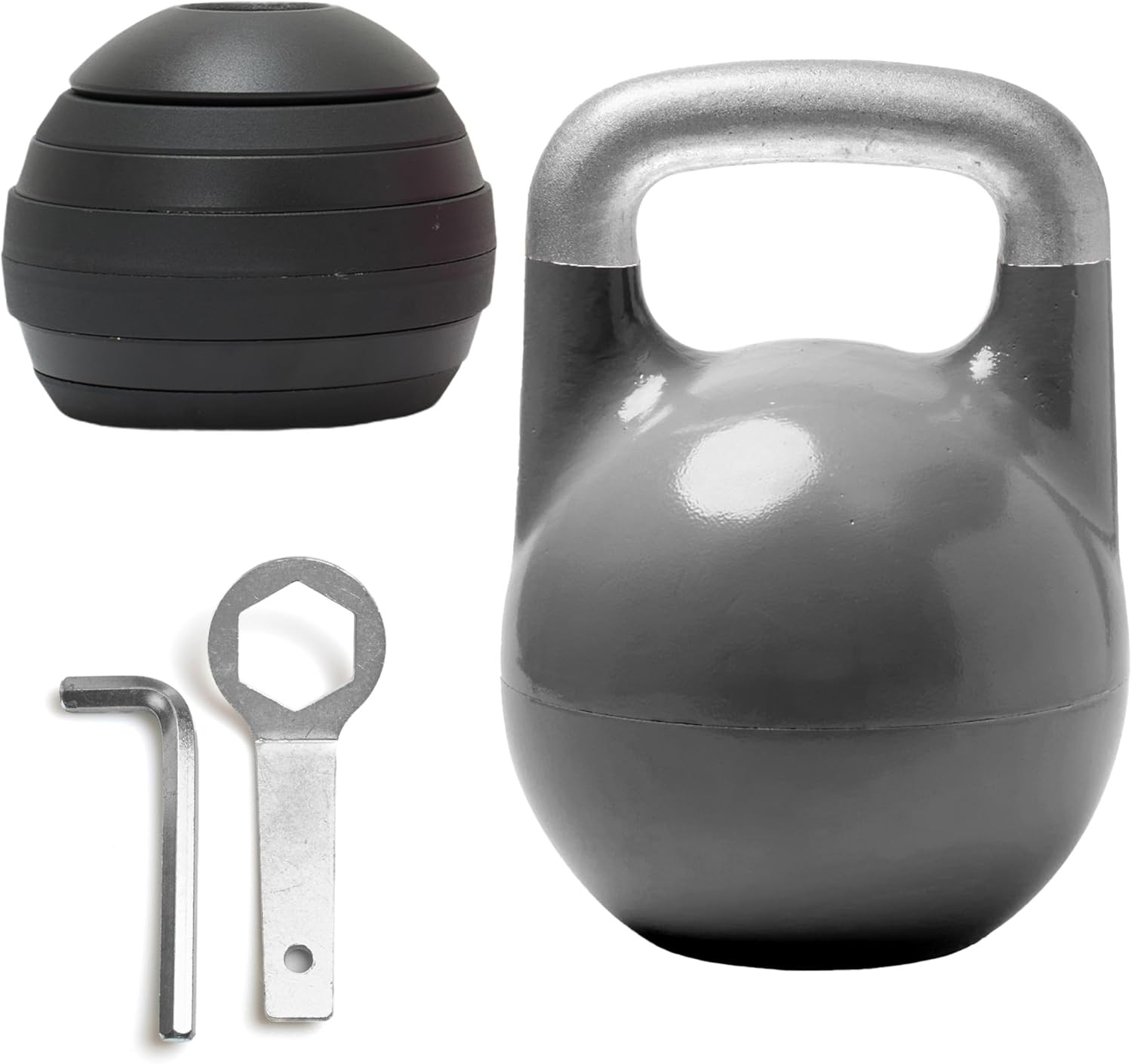 Kettlebell Kings Adjustable Kettlebell Set, 26-70 lb - Strength Training Kettleb