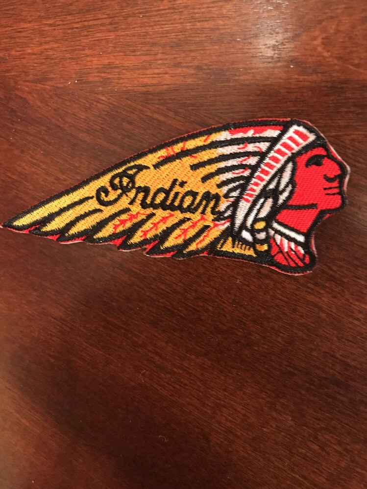 HOT ROD BIKER VEST  EMBROIDERED IRON ON PATCH 4" X 1.5"