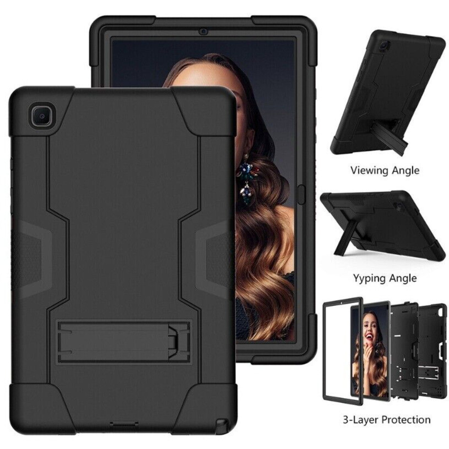 For Samsung Galaxy Tab A7 Lite 8.7"/A 10.1"8.0" Kids Shockproof Armor Case Cover