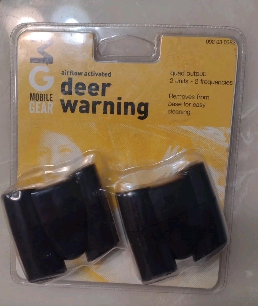 Mobile Gear Airflow Activated Deer Warning Quad Output: 2 Units - 2 Frequencies