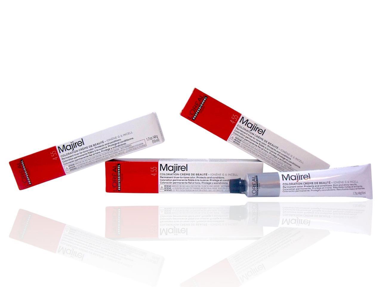 (Lot of 3) L'Oreal Majirel (C4.55 4RvRv) Permanent Cream Hair Color 1.7oz. New