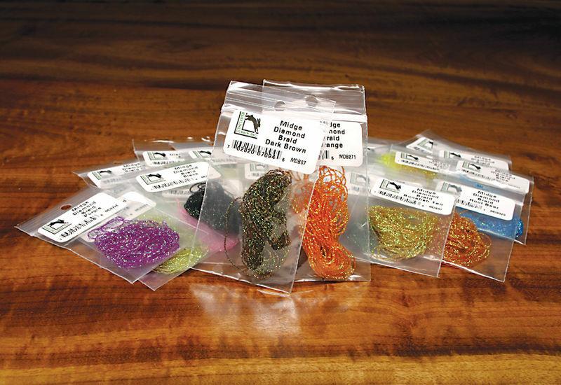 Hareline Dubbin - Midge Diamond Braid