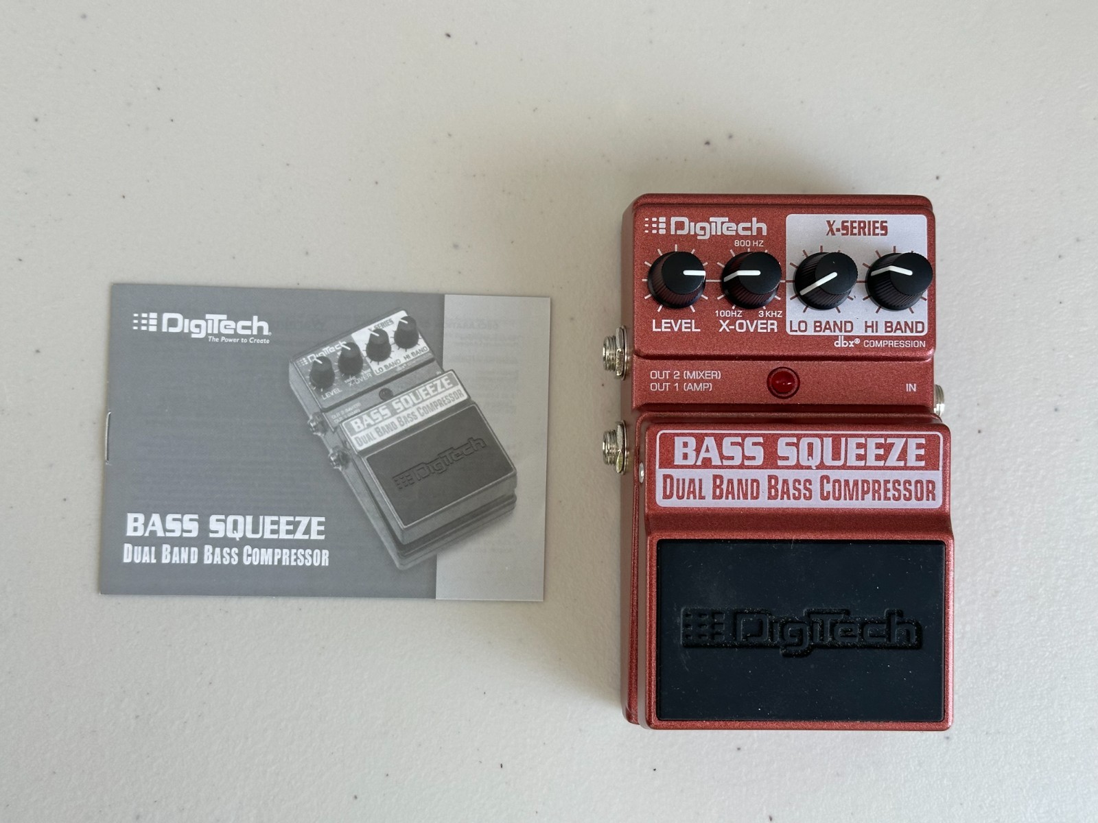 DigiTech BASS SQUEEZE Compressor Pedal