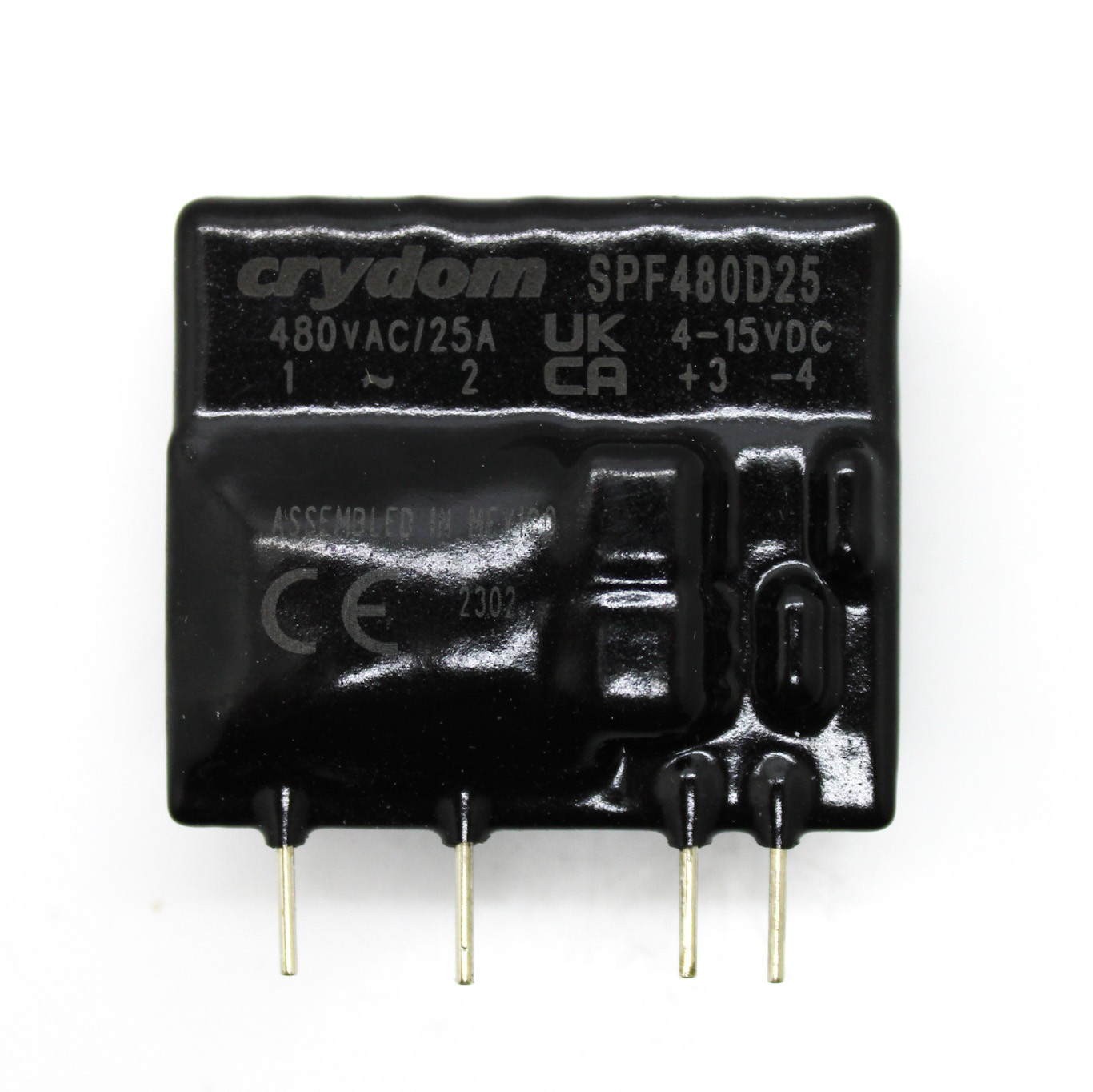 Crydom SPF480D25 25A 48-660V SPST-NO PCB Mount 4-Pin Solid State Relay