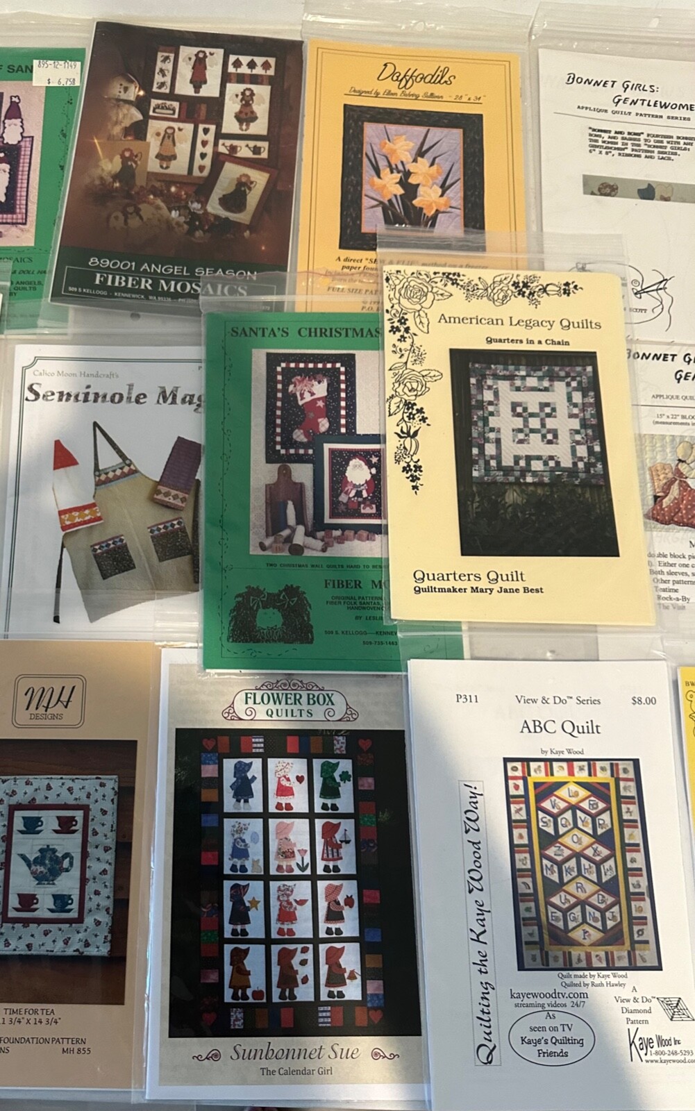 Bareroots #73 Thanksgiving Wall Quilt Pattern + MANY PATTERNS 23 Total