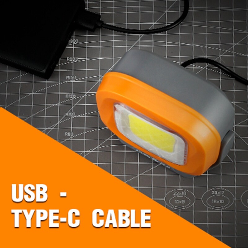 1000Lumen USB Rechargeable LED Work Light Magnetic Super Bright Worklight 2-PACK