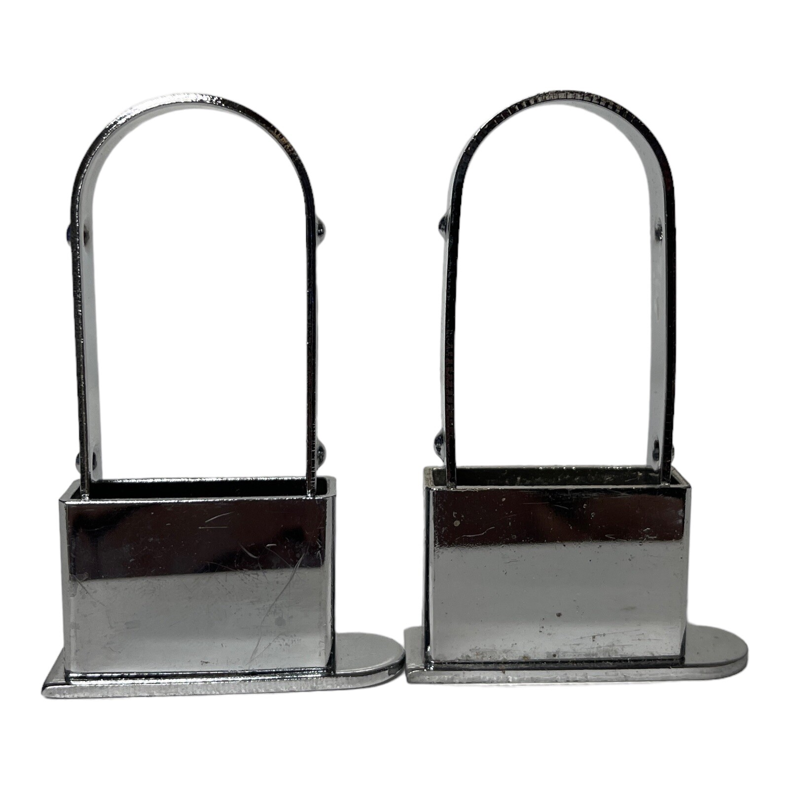 Lot of 2 Extended Rectangular Hangrail End Cap Dimensions are 3-1/4 x 2 x .5