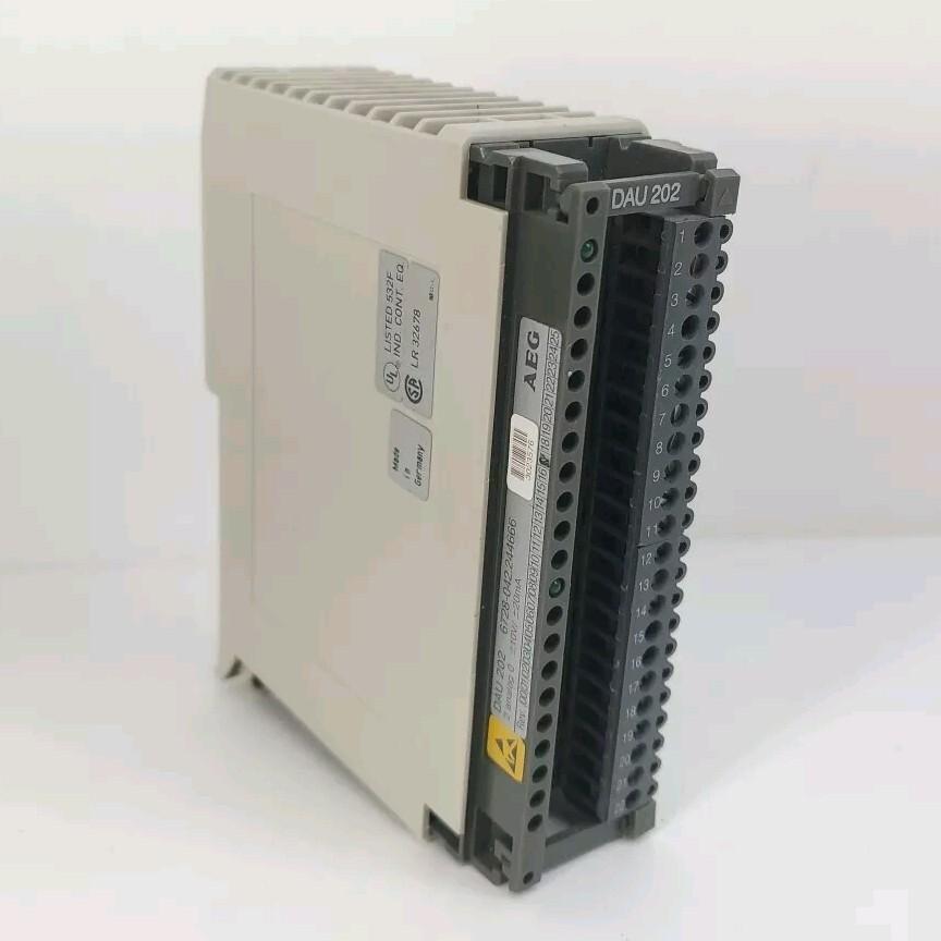 AEG DAU 202 6728-042.244666 Analog Output Module REV 17