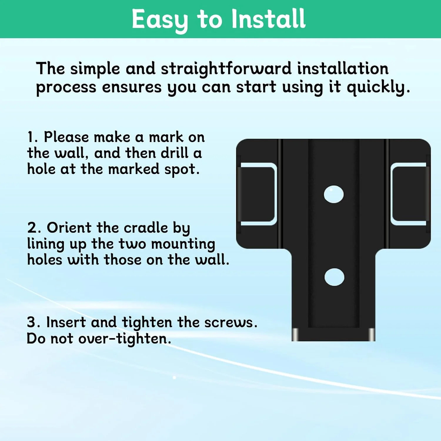 Ceiling Fan Remote Control Wall Mount Bracket for HD3/UC7225T | Suitable for Ham
