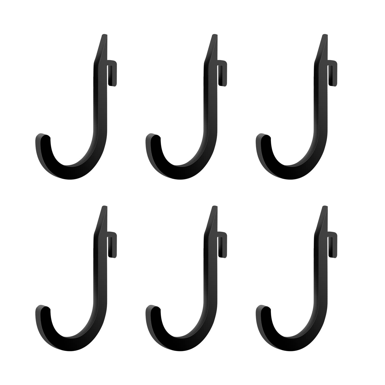 6PCS Heavy Duty Squat Rack Attachments for Home Gym Storage & Organization