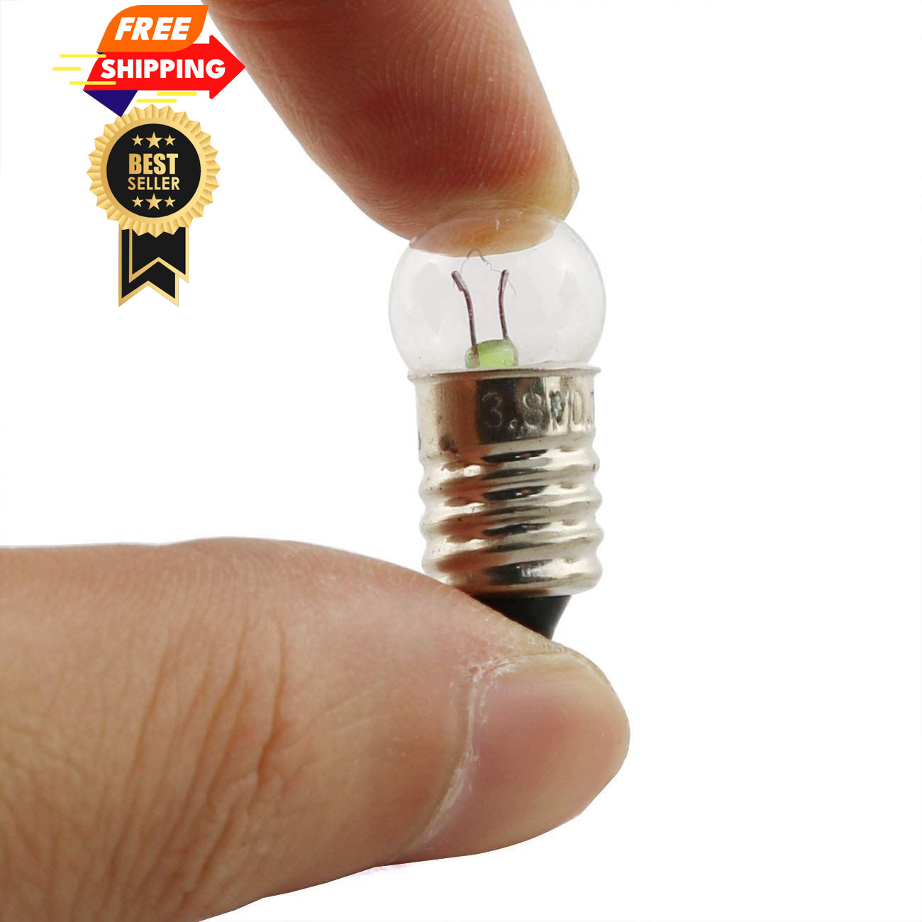 E-outstanding 10pcs E10 Mini Light Bulbs Experiment Screw Base Indicator...
