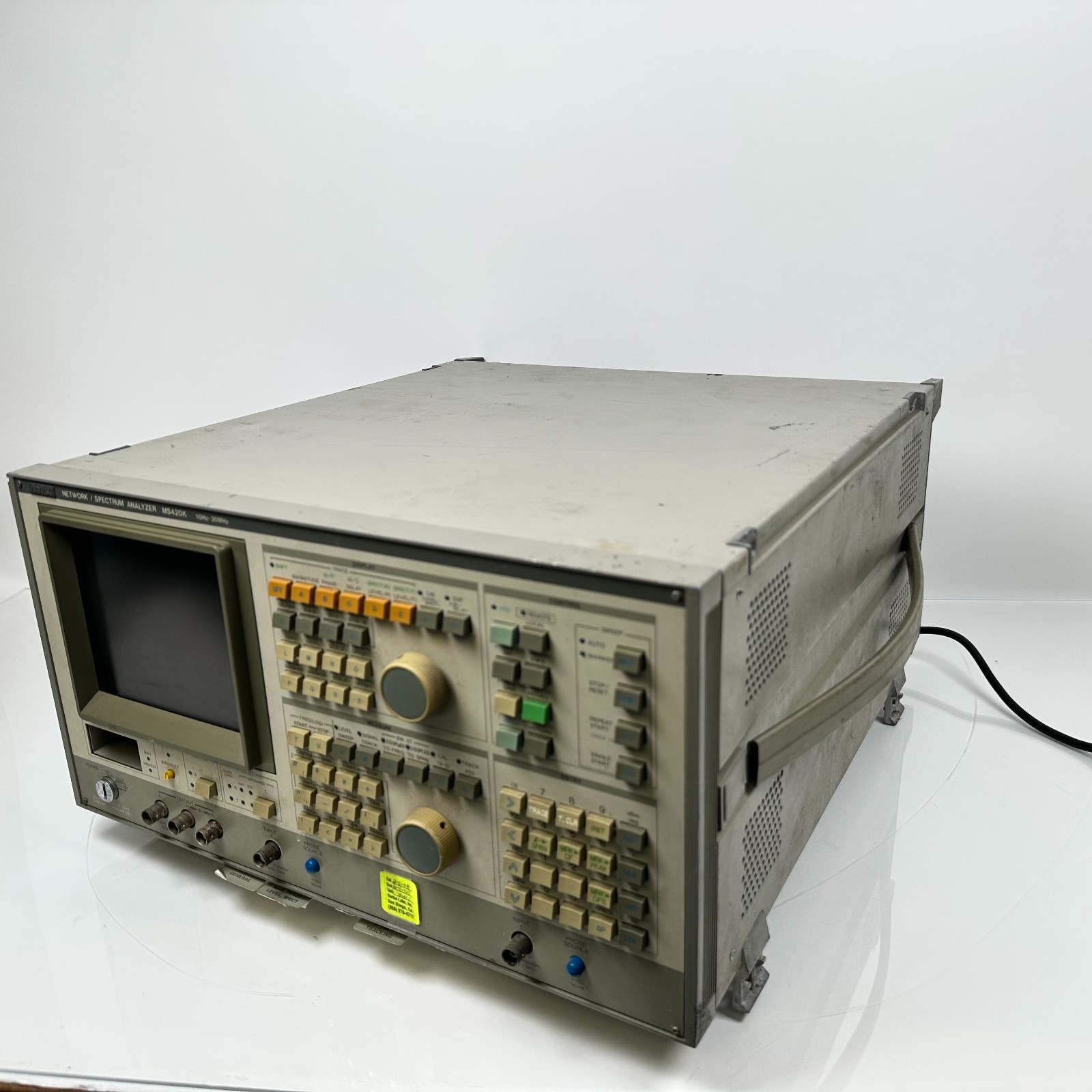 Anritsu MS420K Network / Spectrum Analyzer 10Hz-30Mhz