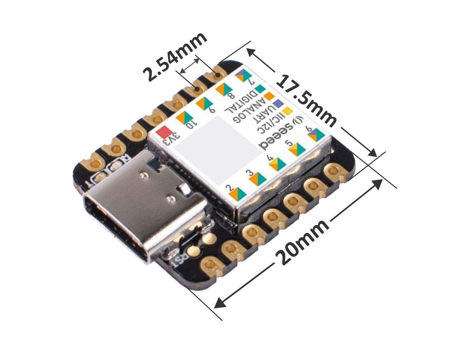 Seeed Studio XIAO SAMD21 - Smallest Arduino Compatible Microcontroller with R...