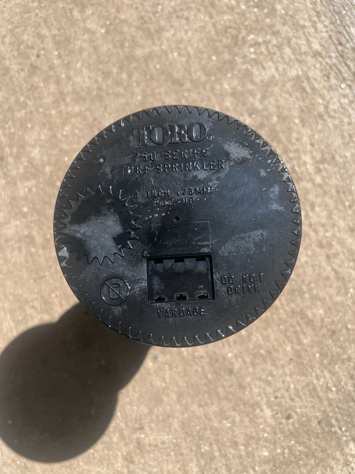 Set Of 10 Toro 750 Internal. Golf Course Irrigation With Yardage Numbers.