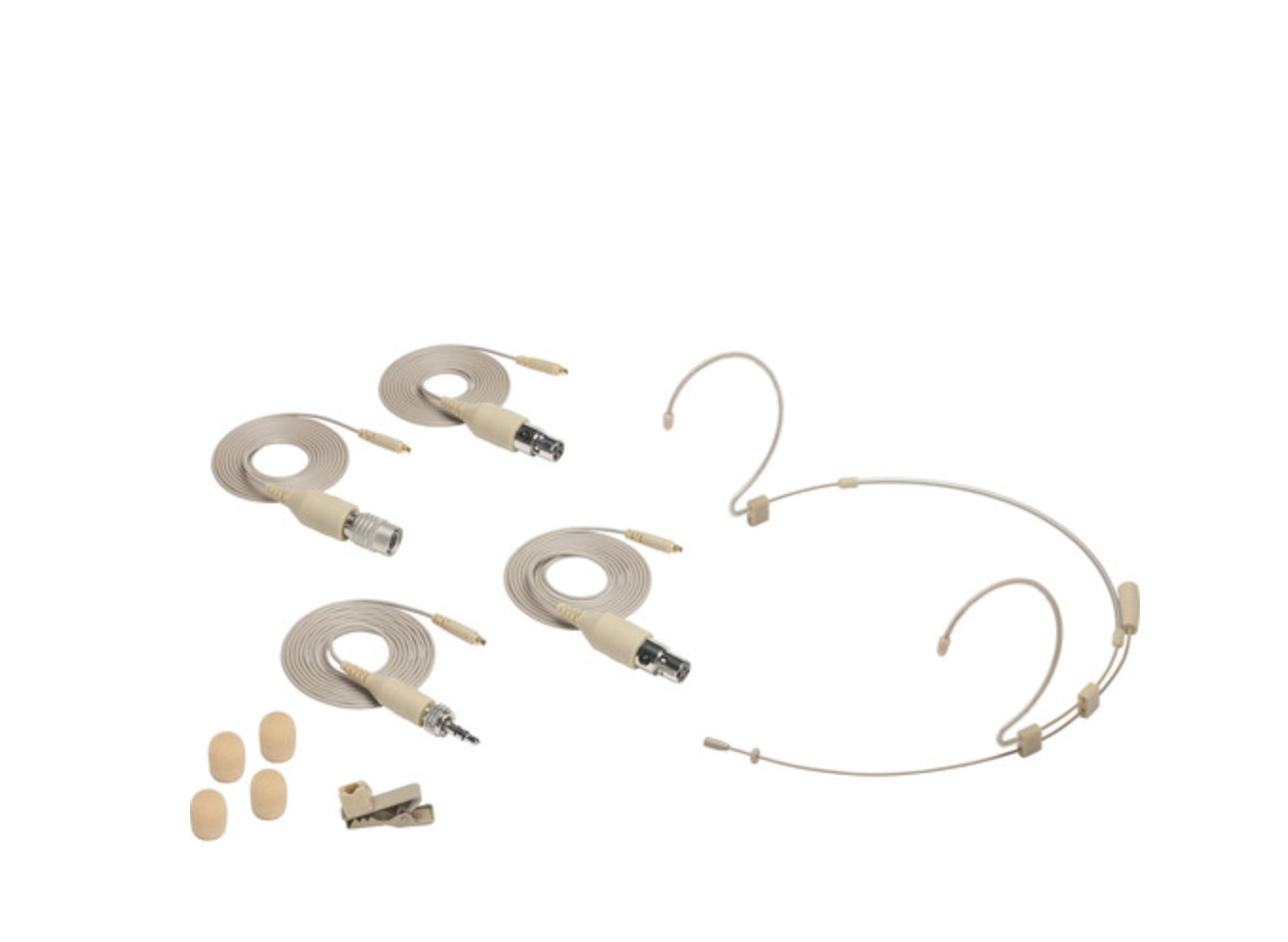 Samson DE50x Headset Microphone Beige Omnidirectional New Open Box w/ Case