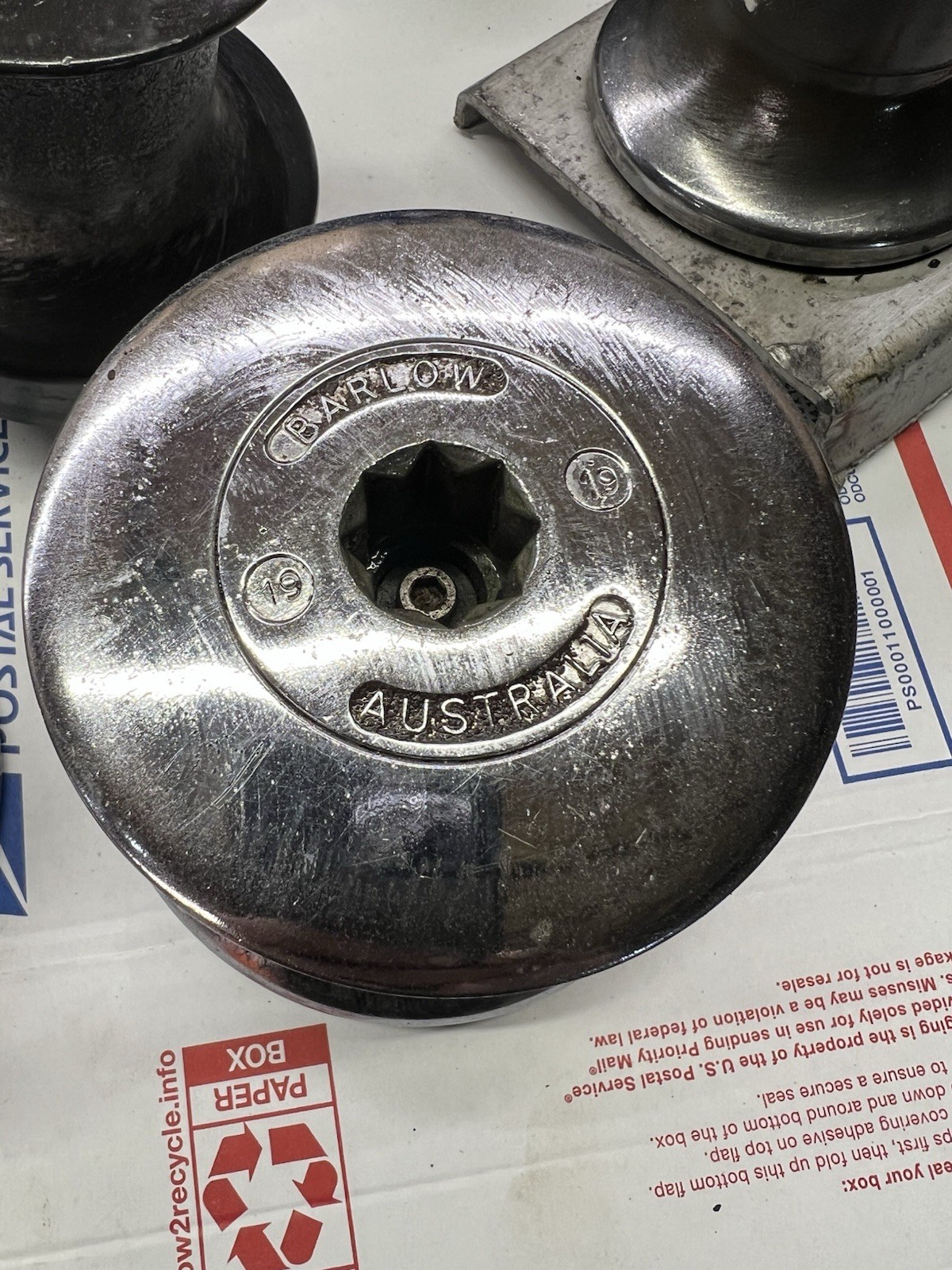 Assorted sail boat winches (7)