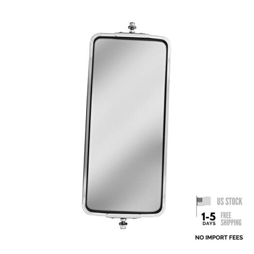 60026 Stainless Steel 7in x 16in Heated West Coast Mirror – Universal