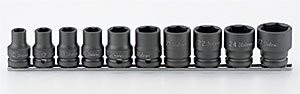 Yamashita Ko-Ken Impact Hex Socket Rail Set Japan RS14401M/10 12.7mm Yamashita