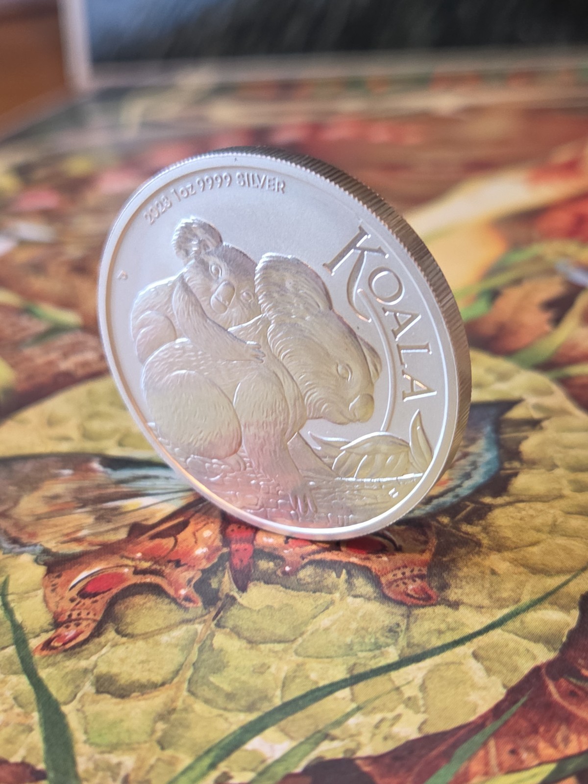 2023 Perth Mint 1 oz .9999 Silver Australian Koala Coin – Mother & Joey Design