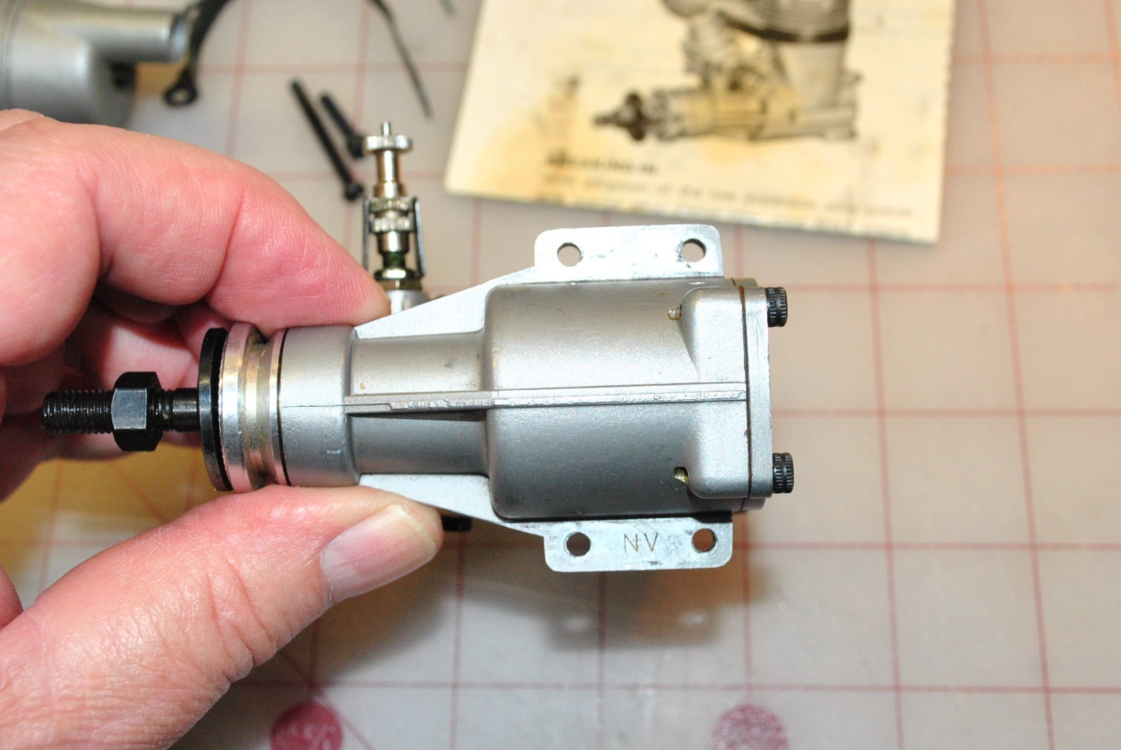 O.S. Max-H .40 RC Airplane Engine w/ Muffler, Box, Nice!