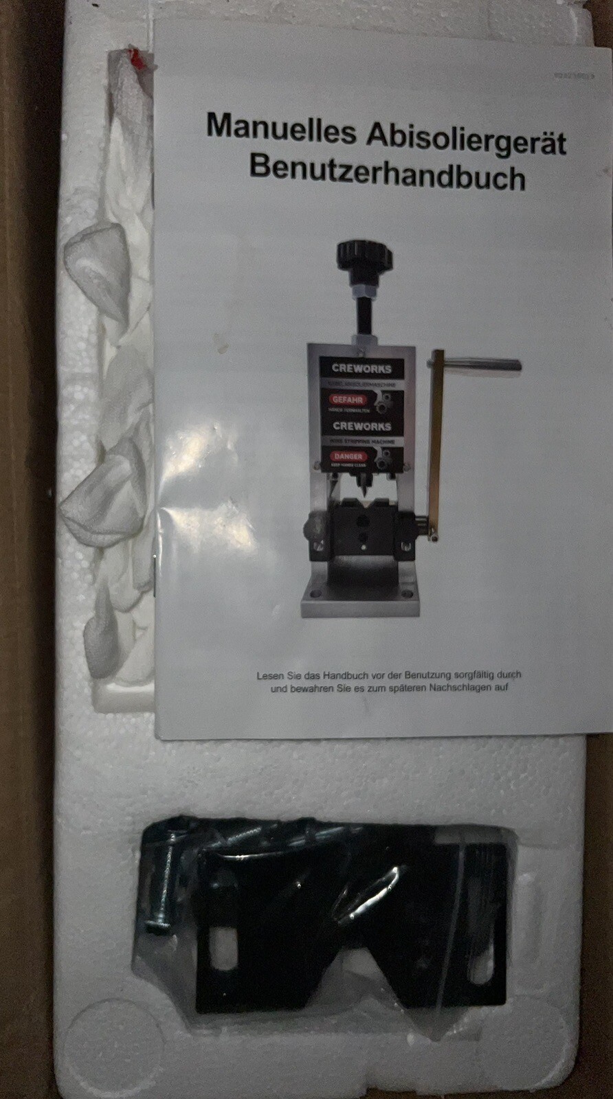 CREWORKS Manual Copper Wire Stripping Machine 1.5-25mm Cables Wire Stripper