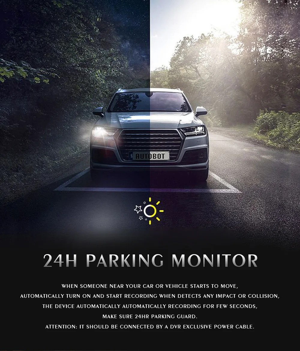 Car Surveillance Wifi Parking Monitor Reverse Camera Crash Recorder Motion Cam