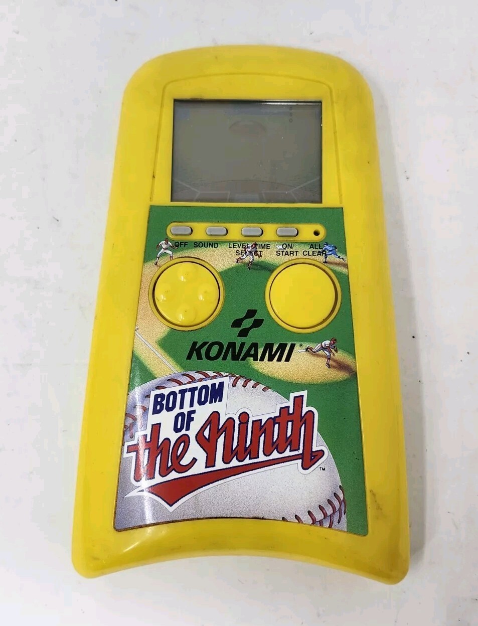 Bottom Of The Ninth Konami Handheld LCD Electronic Game 1989 Baseball Rare HTF