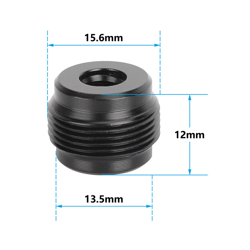 5Pcs 1/4"-20 Female to 5/8"-27 Male Thread Adapter for Mic Stand Clip Boom Arm