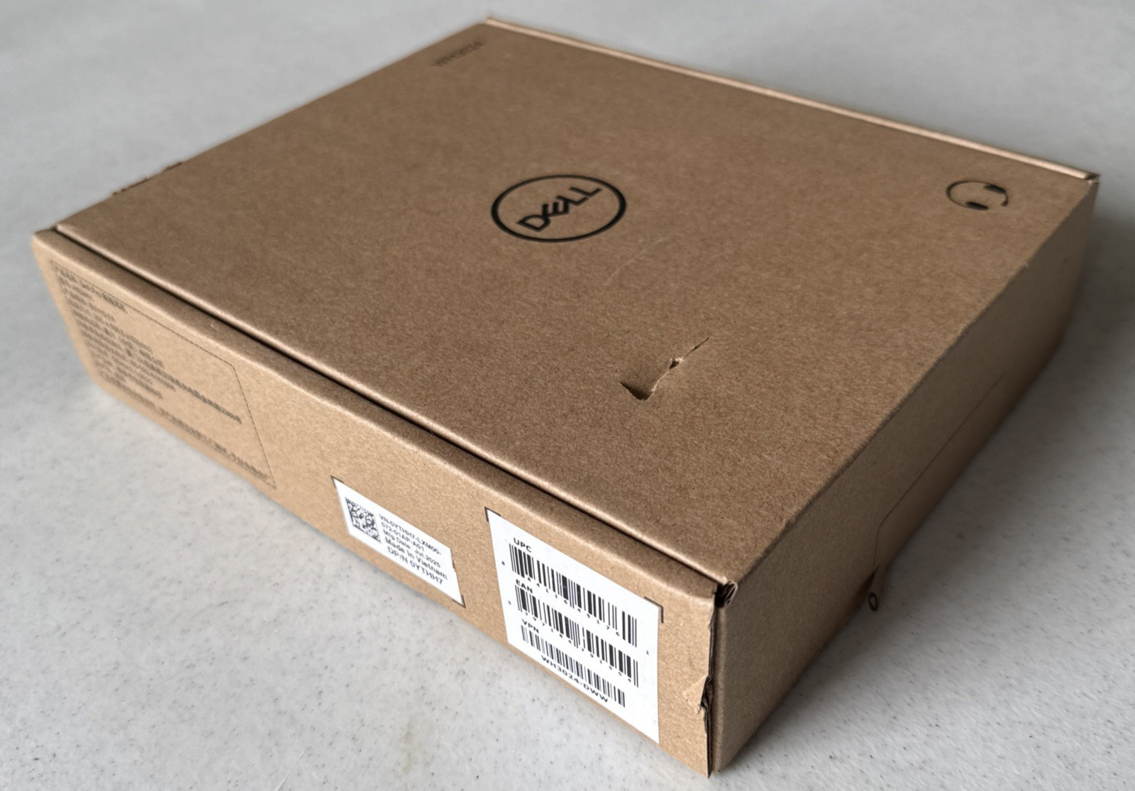 New Dell WH3024 Wired Headset with Built-in Microphone